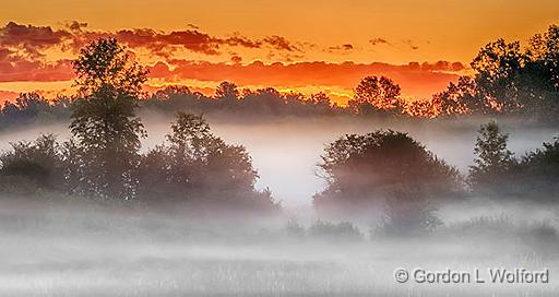 Ground Fog At Sunrise_P1150268-70.jpg - Photographed near Rosedale, Ontario, Canada.